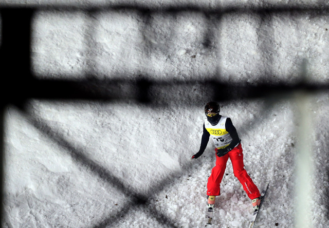 中国选手张鑫在决赛中