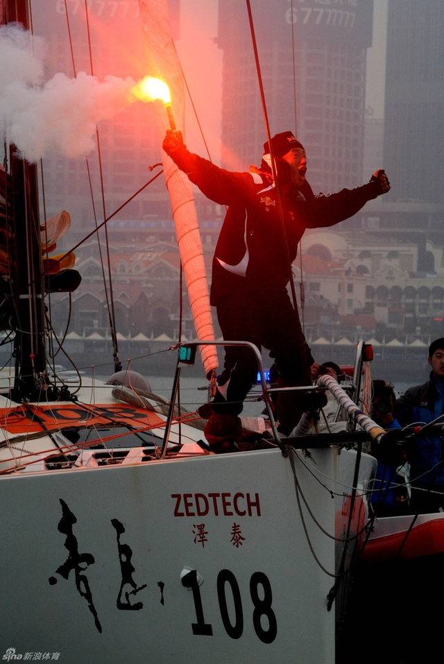 郭川创单人帆船不间断环球航行世界纪录