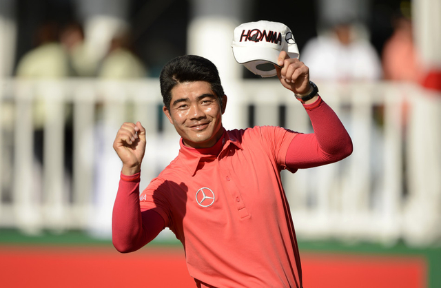 梁文冲赢得第三个亚巡冠军