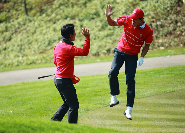 梁文冲与吴阿顺第二日拿下半分