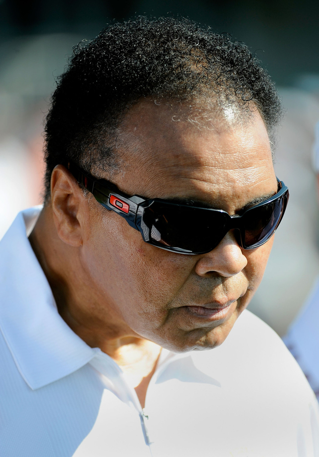 拳王阿里热爱高尔夫