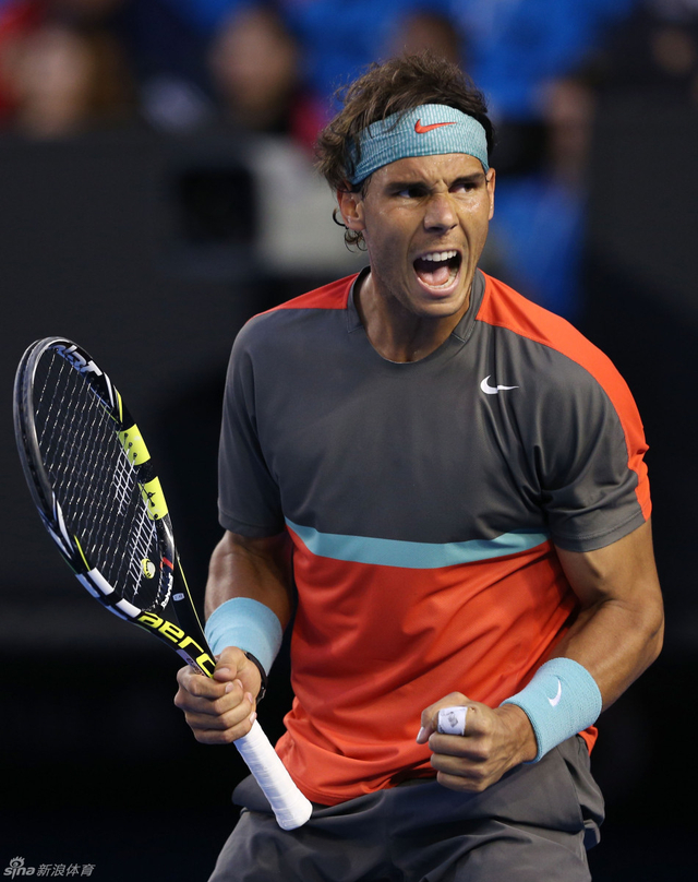 纳达尔庆祝
