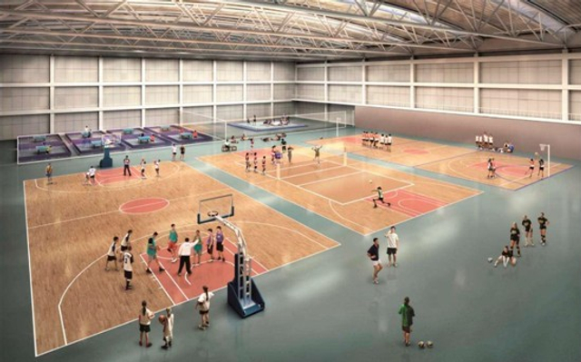 多功能的体育大厅