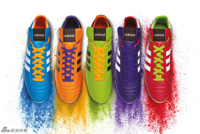 粉、紫、蓝、橙、绿五彩颜色