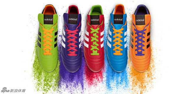 粉、紫、蓝、橙、绿五彩颜色