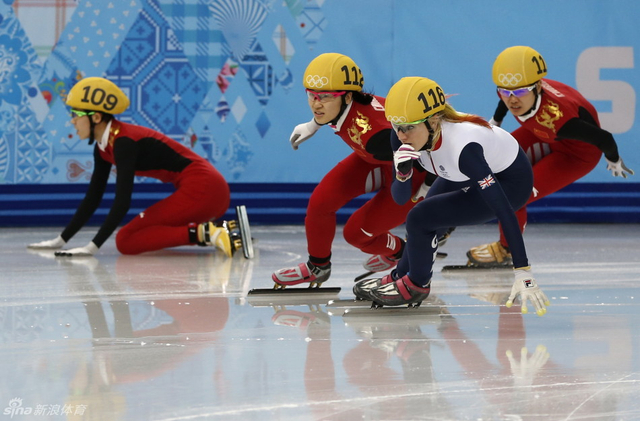 在领先位置摔倒