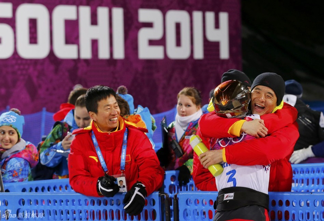 徐梦桃庆贺摘银