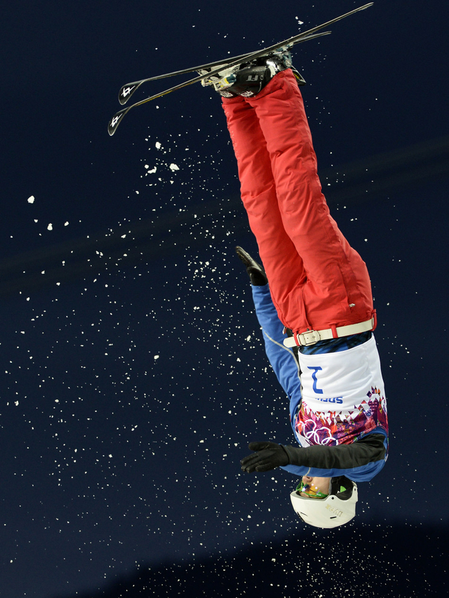 刘忠庆在比赛中