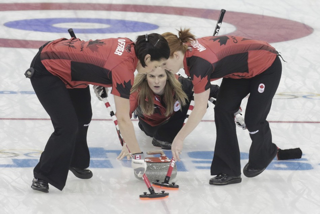 加拿大选手在比赛中