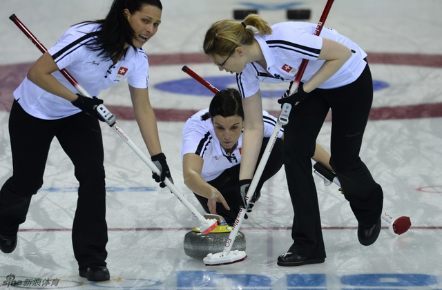 瑞士队在比赛中