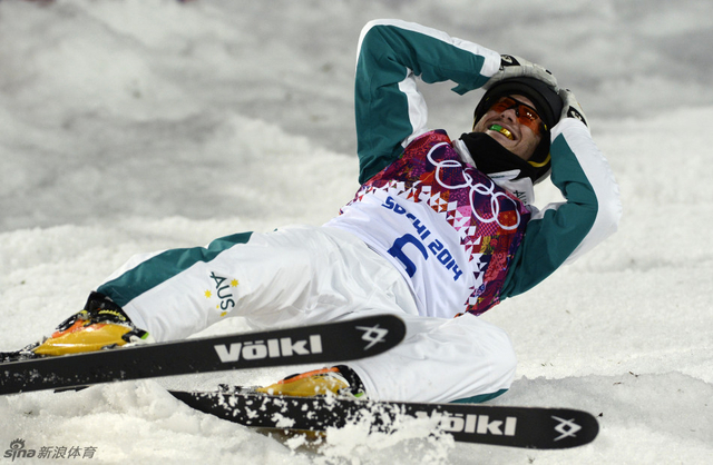 澳大利亚人满意空中动作