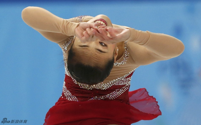 张可欣在比赛中