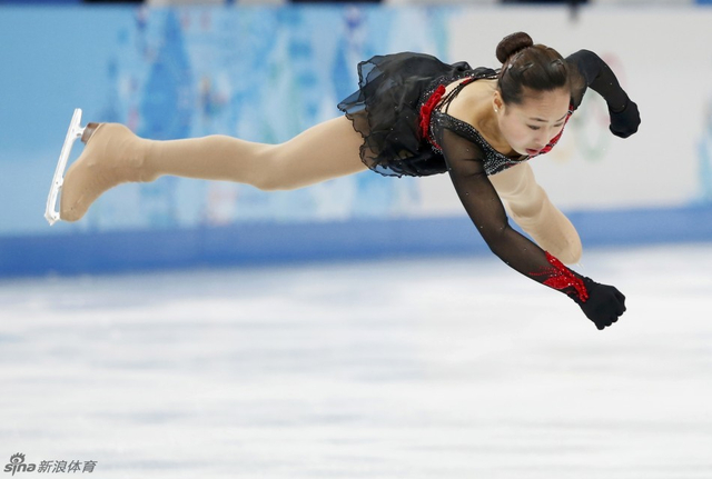 张可欣在比赛中