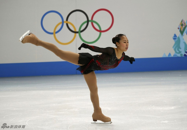 张可欣在比赛中