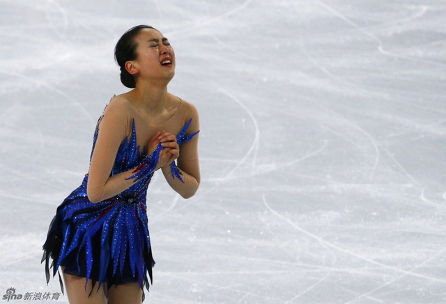 浅田真赛后央留下眼泪