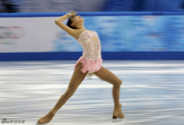 中国小将在比赛中