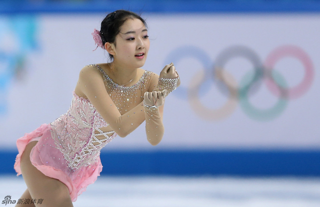 李子君在比赛中