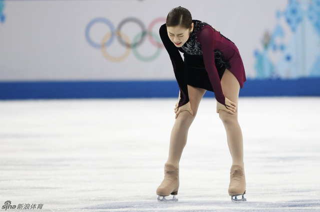 金妍儿赛后瞬间