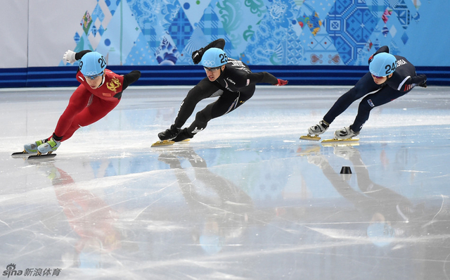 韩天宇在比赛中