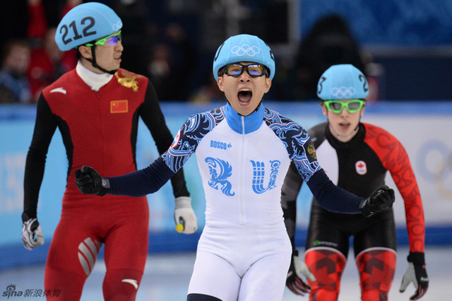 安贤洙兴奋夺金