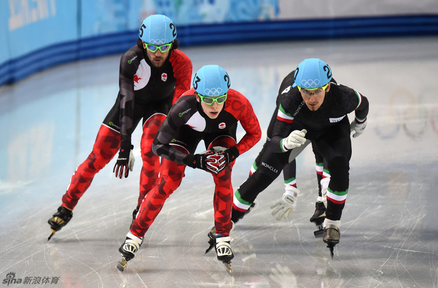 加拿大选手在比赛中