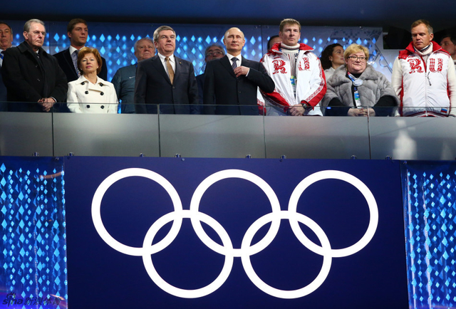 普京和奥委会官员