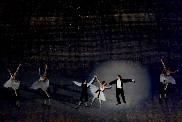 美丽的舞蹈表演