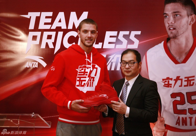 帕森斯正式加盟安踏实力无价战队