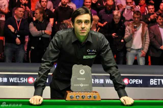 奥沙利文和奖杯