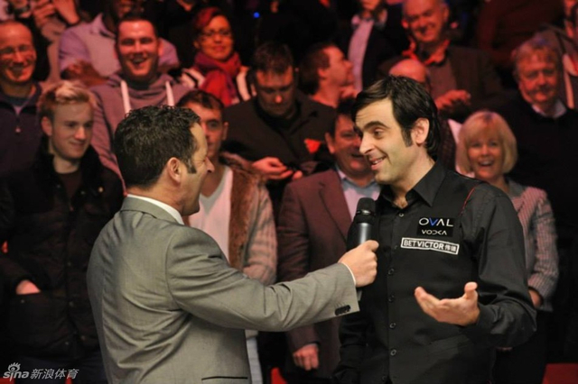 奥沙利文谈笑风生