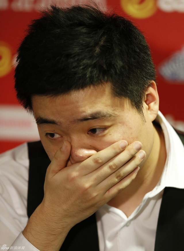 丁俊晖心情低落