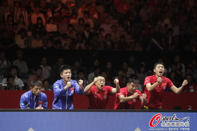 张继科有点郁闷