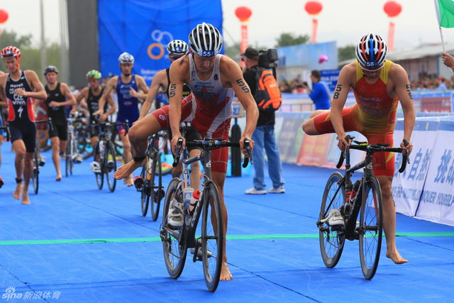 进入自行车比赛