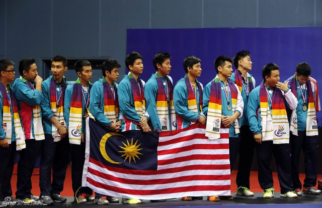 马来西亚获得亚军
