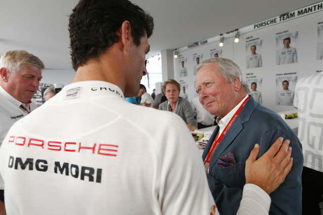 韦伯与Wolfgang Porsche