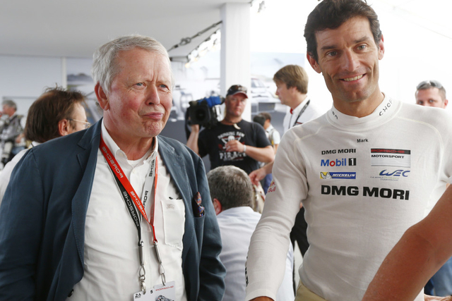 韦伯与Wolfgang Porsche