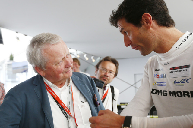 韦伯与Wolfgang Porsche