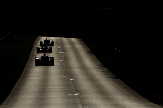 丰田车队赛车在比赛中