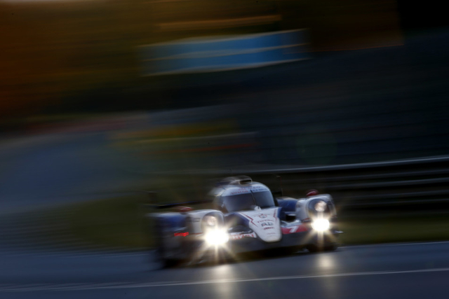 丰田车组在比赛中