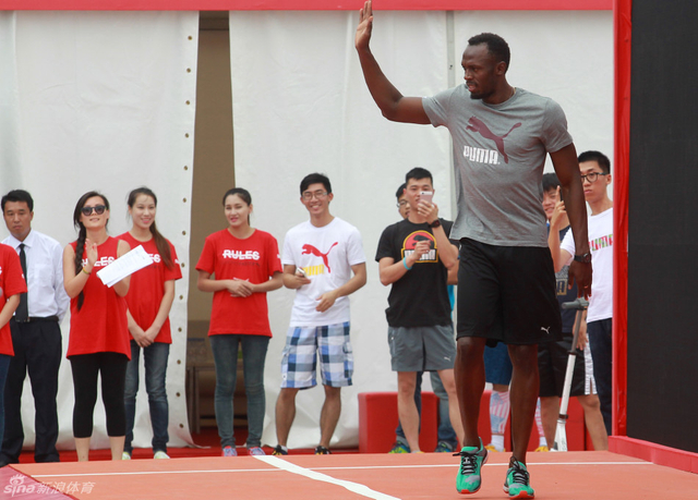 博尔特上海出席活动