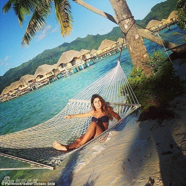 埃雷拉的女友伊莎贝尔-科拉多