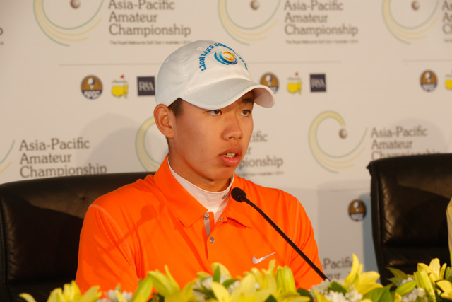 关天朗赛后出席发布会