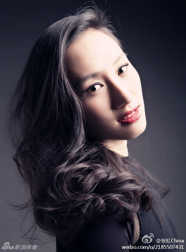 速滑美女张虹性感写真
