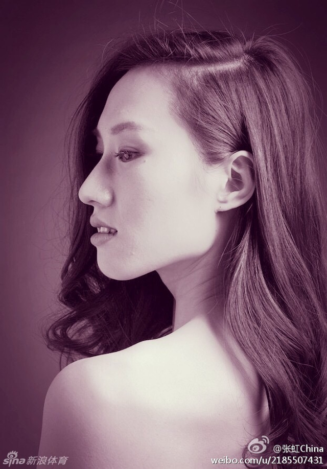 速滑美女张虹性感写真