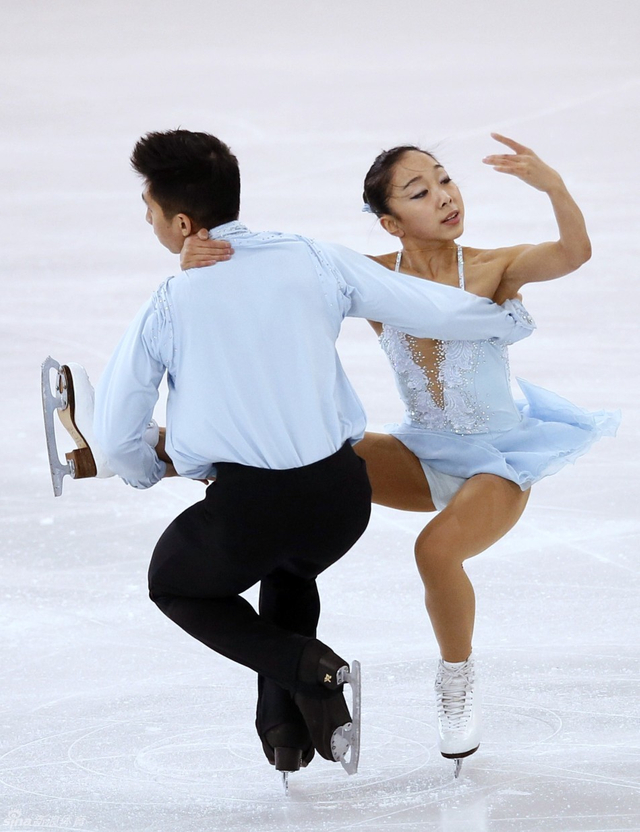 隋文静韩聪比赛中