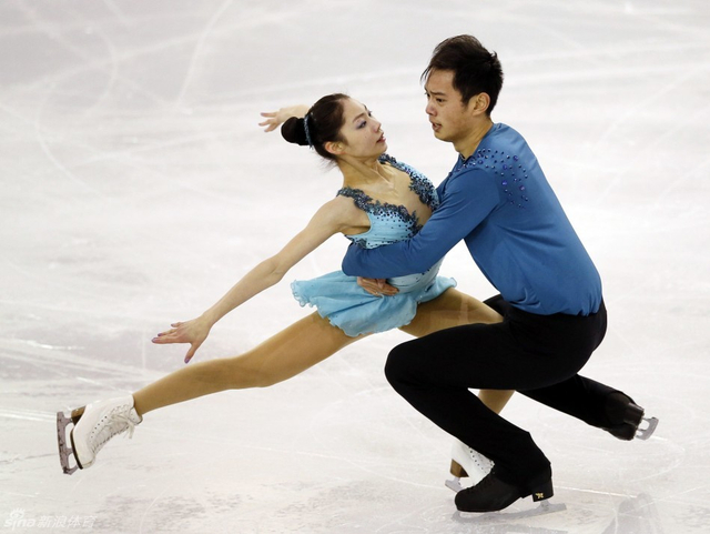 于小雨与金扬在比赛中