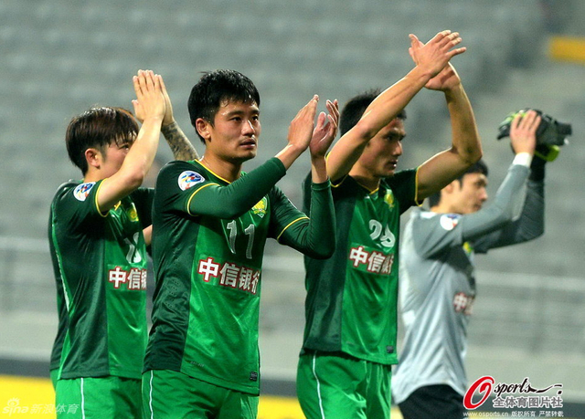 国安未能亚冠小组出线,张稀哲等向观众致谢