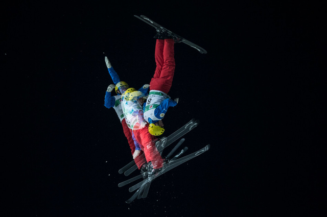 空中技巧世界杯中国选手夺冠