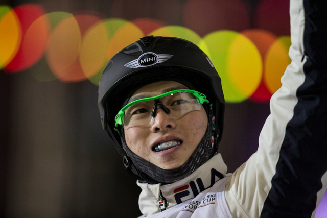 空中技巧世界杯中国选手夺冠