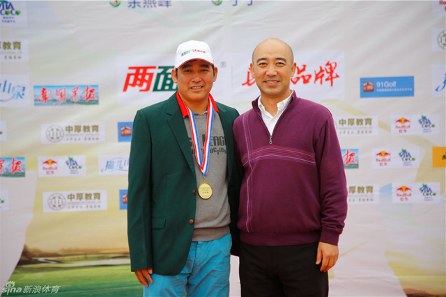 与李老师合影